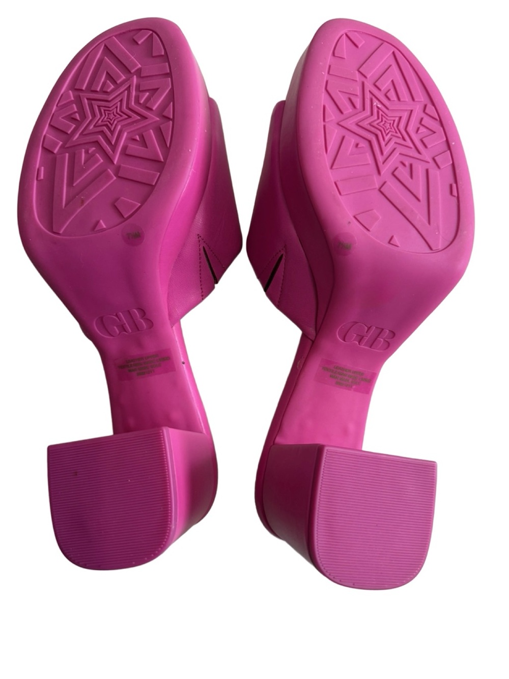 Gianni Bini Barbie Pink Slide Mules. Size 7 1/2 - Picture 6 of 10
